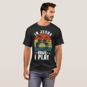 Drummer Jezus Drumming Drums Percussie Geloof Chri T-shirt (Voorkant volledig)