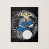 Drummer Jigzaag Puzzle Legpuzzel (Verticaal)