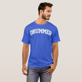 Drummer Job Varsity Arch jongen T-shirt (Voorkant volledig)
