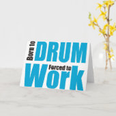 drummer kaart (Gele Bloem)