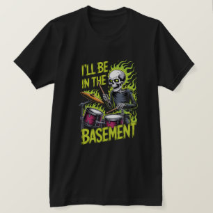 Drummer Kelder Oefen Tee T-shirt