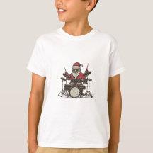 Drummer Kerstmis Grappig Vintage Kerstman Drum Spe