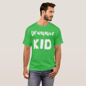 Drummer Kid Drums T-shirt (Voorkant volledig)