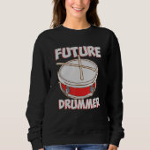 Drummer Kind Drumming Future Drummer Trui (Voorkant)