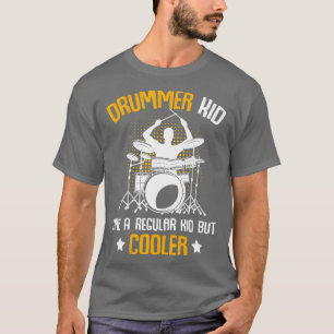 Drummer Kind Drumming Percussionist Drums Kinder j T-shirt