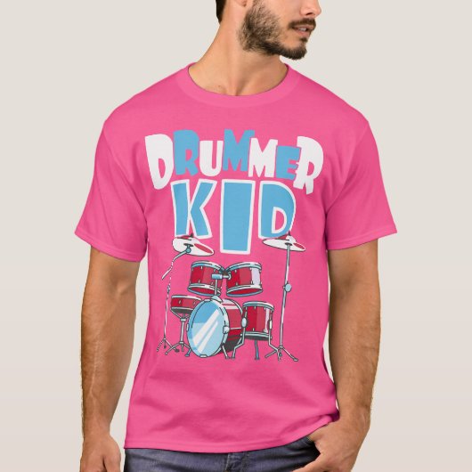 Drummer Kind - Funny Percussionist Drums Musicien T-shirt (Voorkant)