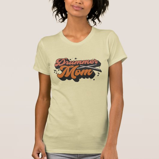 Drummer mama t-shirt (Voorkant)