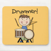 Drummer - Mannelijke overhemden en cadeautjes Muismat (Voorkant)