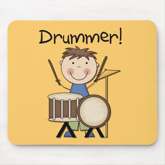Drummer - Mannelijke overhemden en cadeautjes Muismat (Voorkant)