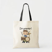 Drummer - Mannelijke overhemden en cadeautjes Tote Bag (Voorkant)