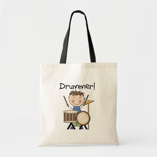 Drummer - Mannelijke overhemden en cadeautjes Tote Bag (Voorkant)