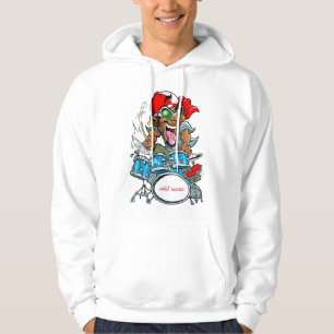 Drummer Mannen Basic Hooded Sweatshirt