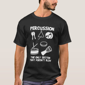 Drummer Marching Band Orkest Percussie T-shirt