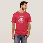 Drummer Massachusetts White Color T-shirt (Voorkant volledig)