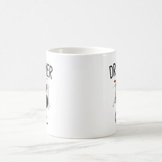 Drummer meisje koffiemok (Center)