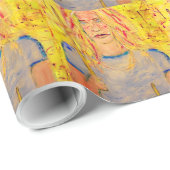 drummer meisjes rocksteen cadeaupapier (Rol Hoek)