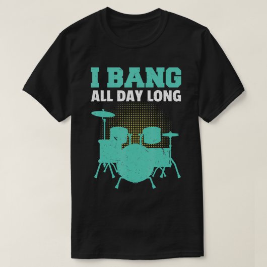 Drummer  Men Percussion Lover Gift Drum Kit  T-shirt (Design voorkant)