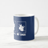 DRUMMER - MIJN DAD KOFFIEMOK (Voorkant rechts)