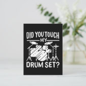 Drummer - Mijn drumset Briefkaart (Staand voorkant)