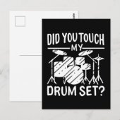 Drummer - Mijn drumset Briefkaart (Voorkant / Achterkant)