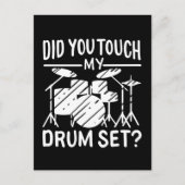 Drummer - Mijn drumset Briefkaart (Voorkant)