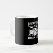 Drummer - Mijn drumset Koffiemok (Voorkant links)