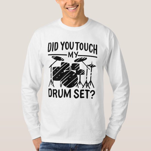 Drummer - Mijn Drumstel T-shirt (Voorkant)