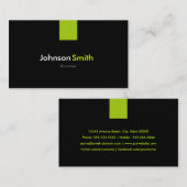 Drummer Modern Mint Green Visitekaartje (Voorkant / Achterkant)
