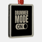 Drummer-modus aan metalen ornament (Rechts)