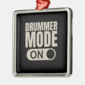 Drummer-modus aan metalen ornament (Links)