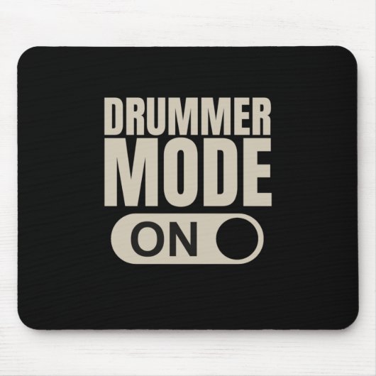 Drummer-modus aan muismat (Voorkant)
