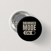 Drummer-modus aan ronde button 3,2 cm (Voorkant /achterkant)