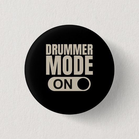 Drummer-modus aan ronde button 3,2 cm (Voorkant)