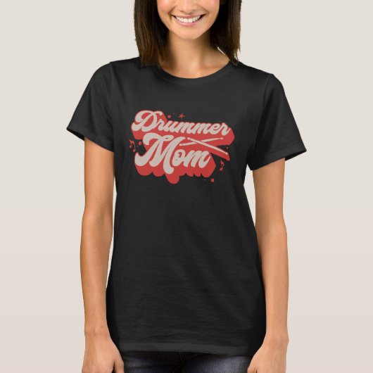 Drummer Mom T-shirt (Voorkant)
