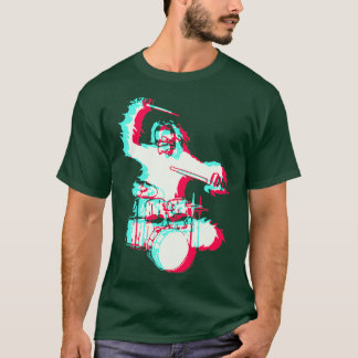 Drummer Monster Drum Drum T-shirt