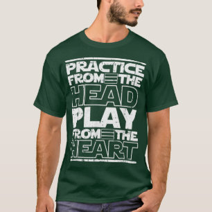 Drummer Motivation Citate White Drum Sticks Music T-shirt