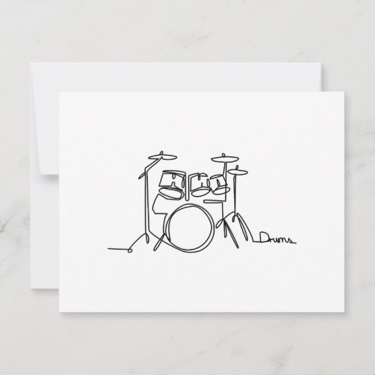 Drummer Music Design One-Line Drums (Achterkant)