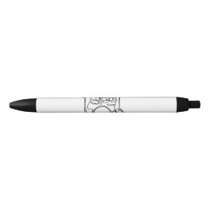 Drummer Music Design One-Line Drums Zwarte Inkt Pen