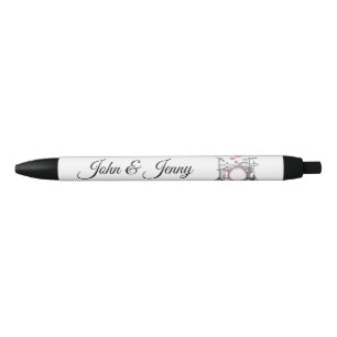 Drummer Musician Custom Wedding Favoriet Gift Zwarte Inkt Pen