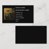 Drummer - Muziek Visitekaartje (Voorkant / Achterkant)