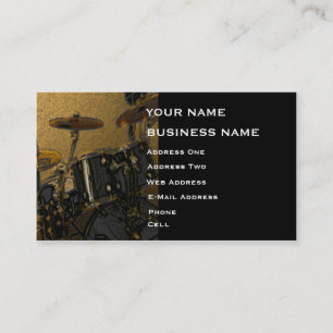 Drummer - Muziek Visitekaartje