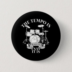 Drummer Muziekinstrument Drummer Drums Ronde Button 5,7 Cm