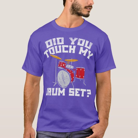 Drummer My Drum Set T-shirt (Voorkant)
