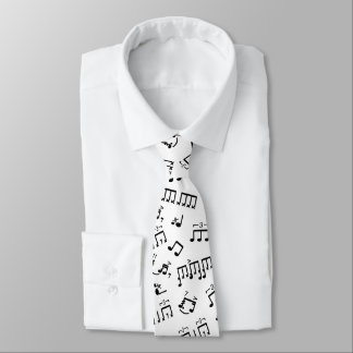 Drummer Necktie Musician Novelty Drumming Notes Stropdas