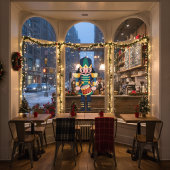 Drummer Notenkraker Window Cling Raamsticker