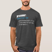 Drummer: Noun T-shirt (Voorkant)