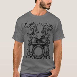 Drummer octopus drums cadeau t-shirt