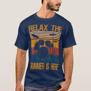 drummer Ontspan de drummer T-shirt