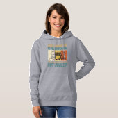 Drummer Opa Als een gewone opa maar cooler Hoodie (Voorkant volledig)