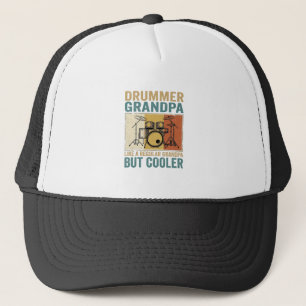 Drummer Opa Als een gewone opa maar cooler Trucker Pet